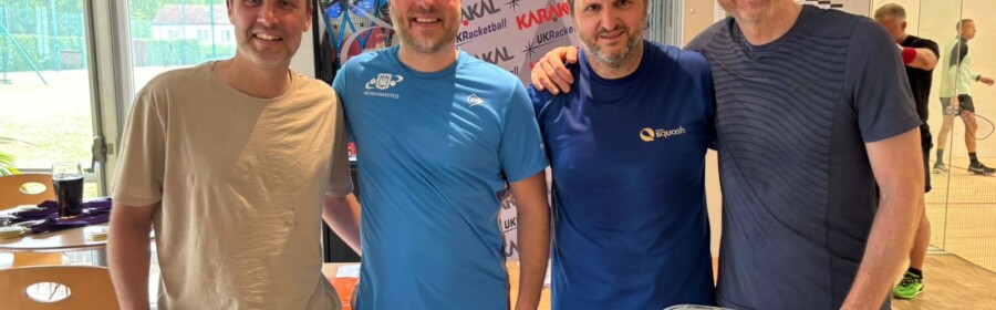 Herts teams star at Racketball Masters Inter-Counties